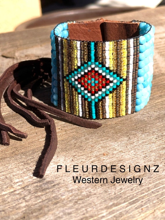 American Western Antique Jewelry / Spanish Damascus Craft Flower Vintage  Totem Bracelet - Shop Hale-Jewelry Bracelets - Pinkoi