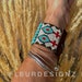 see more listings in the Beaded leather cuffs section
