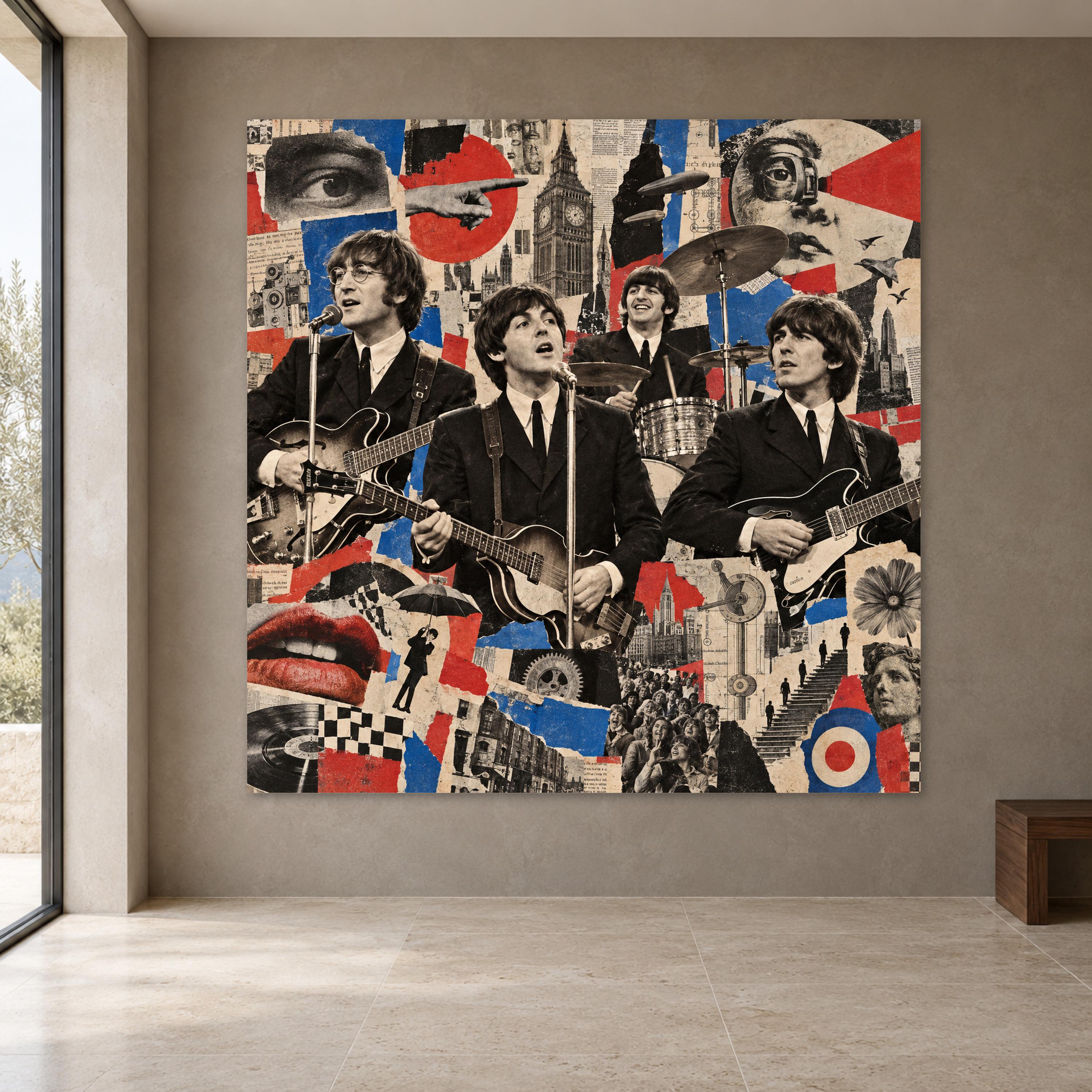 1960s Collage Music - Etsy