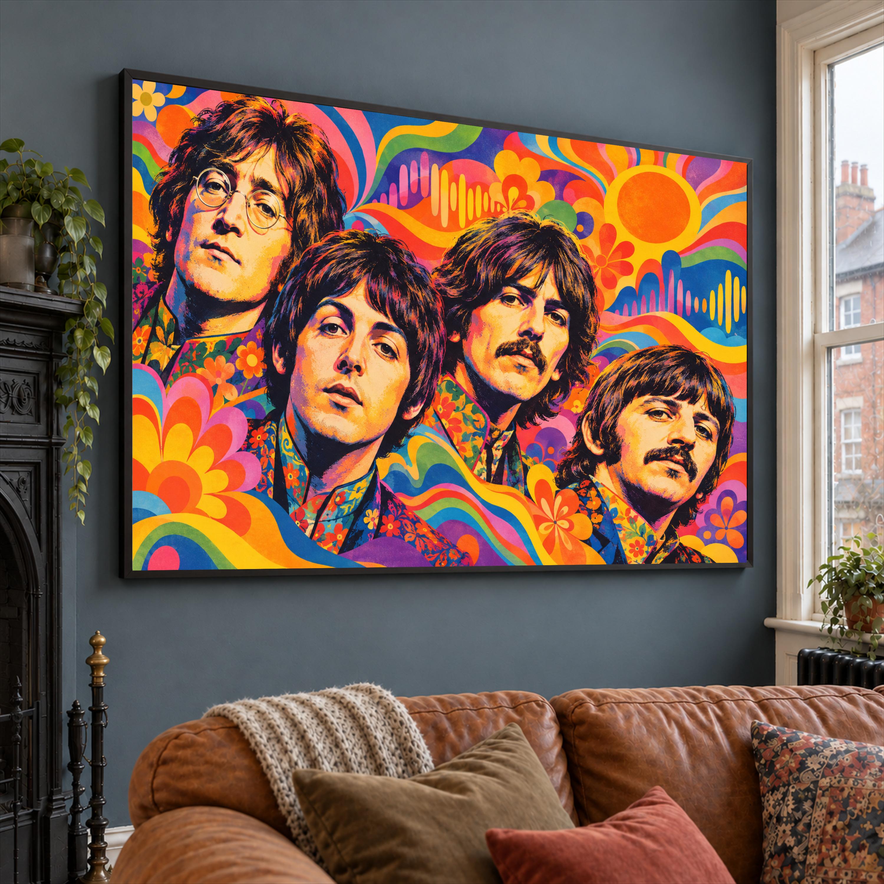 Beatles Wall Art - Etsy