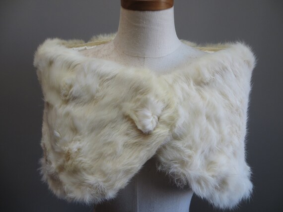 White Rabbit Fur Stole