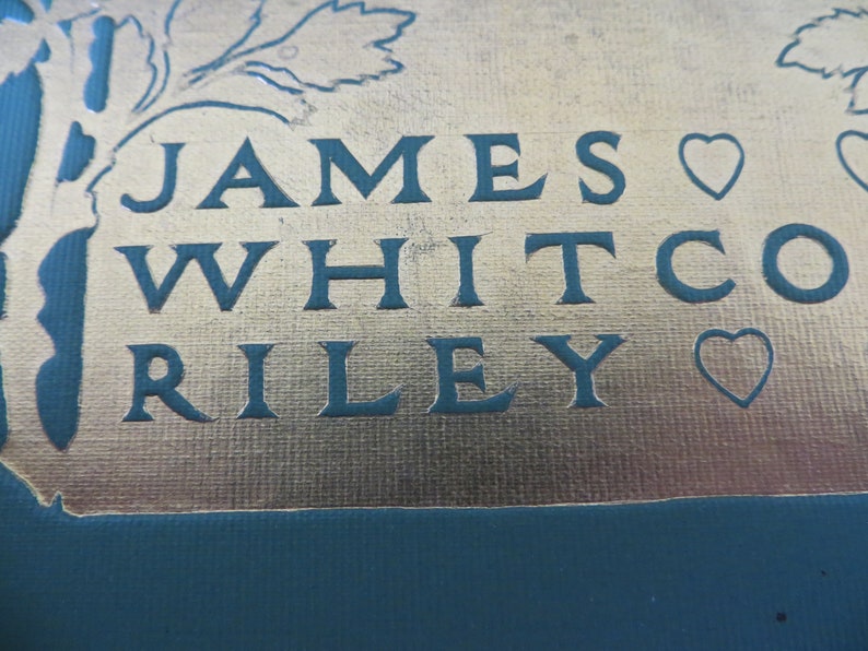 1909 Riley Roses by James Whitcomb Riley, Book of Poetry. 1st Edition image 2