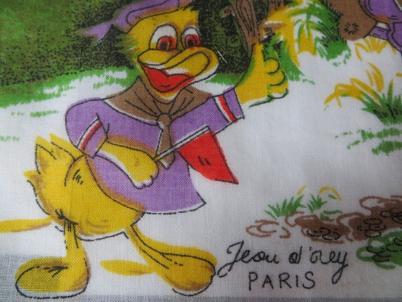 Jean d' Orly Paris Children's Handkerchief - image 2