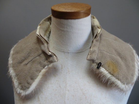 Petite Blond Fur Mink Collar - image 3