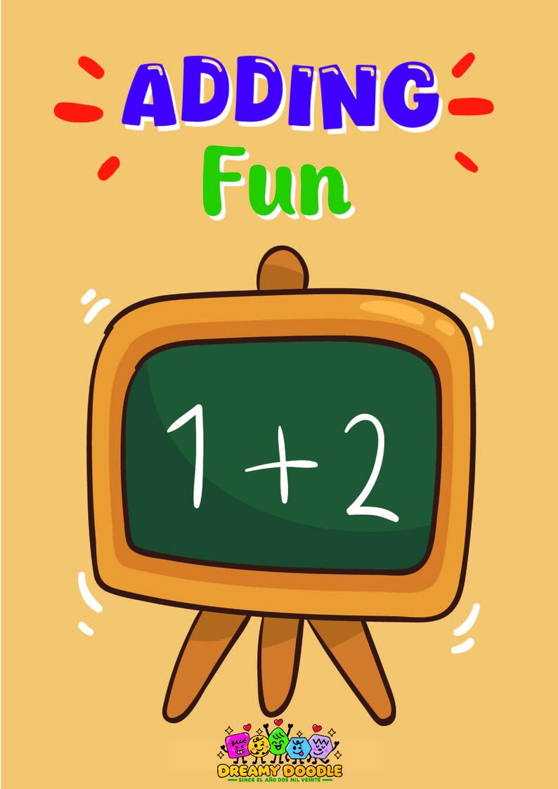 Addition Worksheets for Kids, Printable Math Workbook PDF, Kindergarten ...