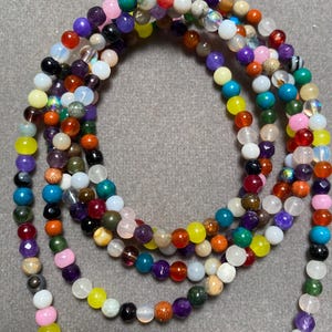 Eyeglass Chain Semi-precious Gemstones