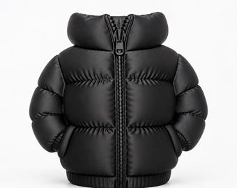 Stiftehalter in Form einer 3D-gedruckten Steppjacke – Gemütlicher Schreibtisch-Organizer