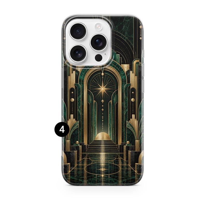 Coque Art Déco Neo Deco pour iPhone 18, 17, 16, 15, 14, 13, 12, 11 ...