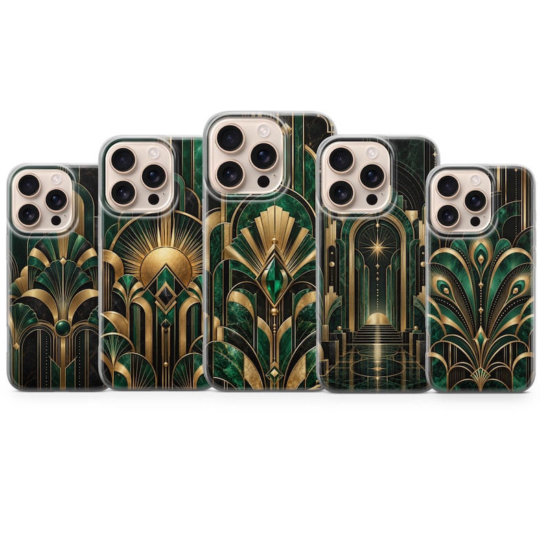 Coque Art Déco Neo Deco pour iPhone 18, 17, 16, 15, 14, 13, 12, 11 ...