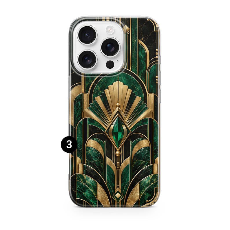 Coque Art Déco Neo Deco pour iPhone 18, 17, 16, 15, 14, 13, 12, 11 ...