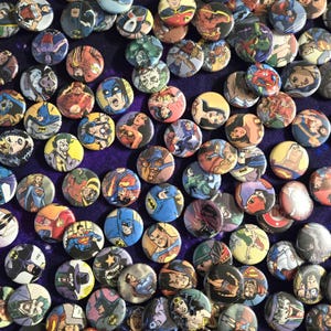 DC Superhero 1&quot; Buttons