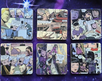 Hawkeye (Kate and Clint) Coasters