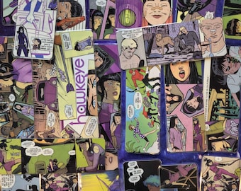 Hawkeye Bookmarks Kate Bishop/Clint Barton