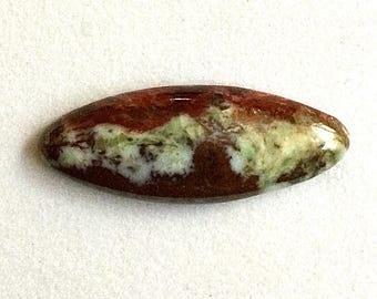 Bisbee Campbellite & Native Copper in Matrix Cabochon - circa 34 cts - c 1980s - DIY Mineral Cabochon Collection