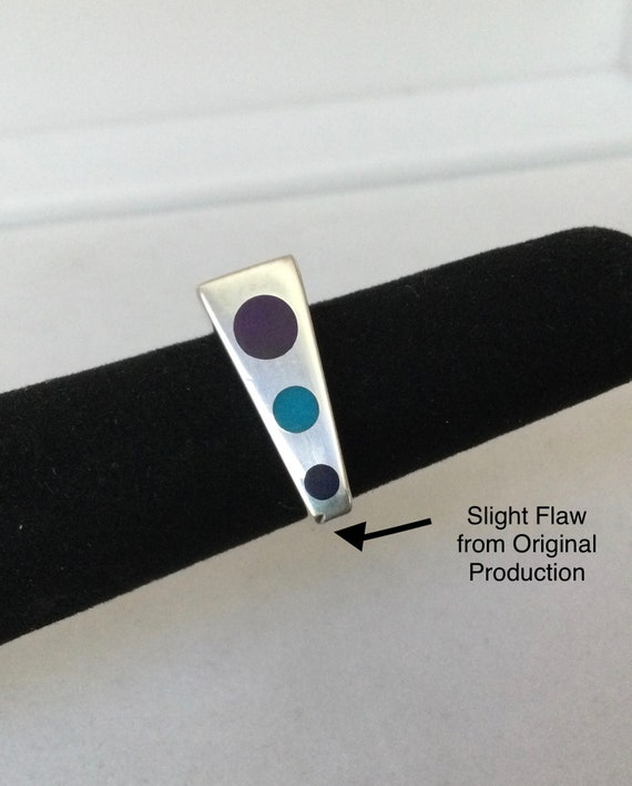 Modernist 1980s Geometric Stackable Statement Rin… - image 7