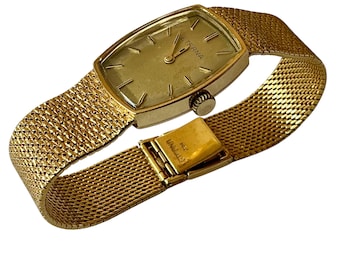 ETERNA 18K Yellow Gold Vintage Womans Watch - circa 48 grams tw - Family Estate