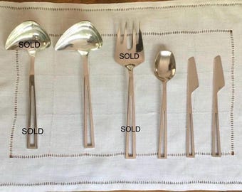 Avanti by Celsa Sterling Silver Flatware MCM - Mexico - 4 pcs - Piece or Lot - 178.3 grams tw - c 1950s