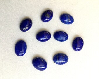 5 Star Pre 1985 Afghan Lapis 18 x 13mm Oval Designer Handpicked Cut Cabs -Selling Bulk Lot circa 92 tcw - DIY Ready to Set Gemstone Cabs