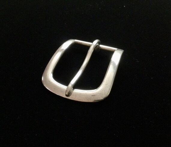 Tiffany & Co Mid Century Modern Silver Belt Buckle - Stamped  display picture 1