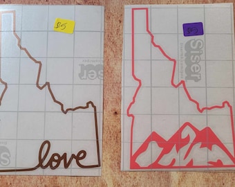 Idaho state vinyl decal