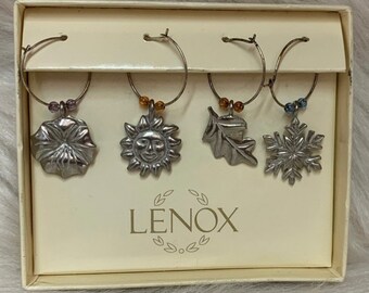 Vintage Lenox Wine Charms