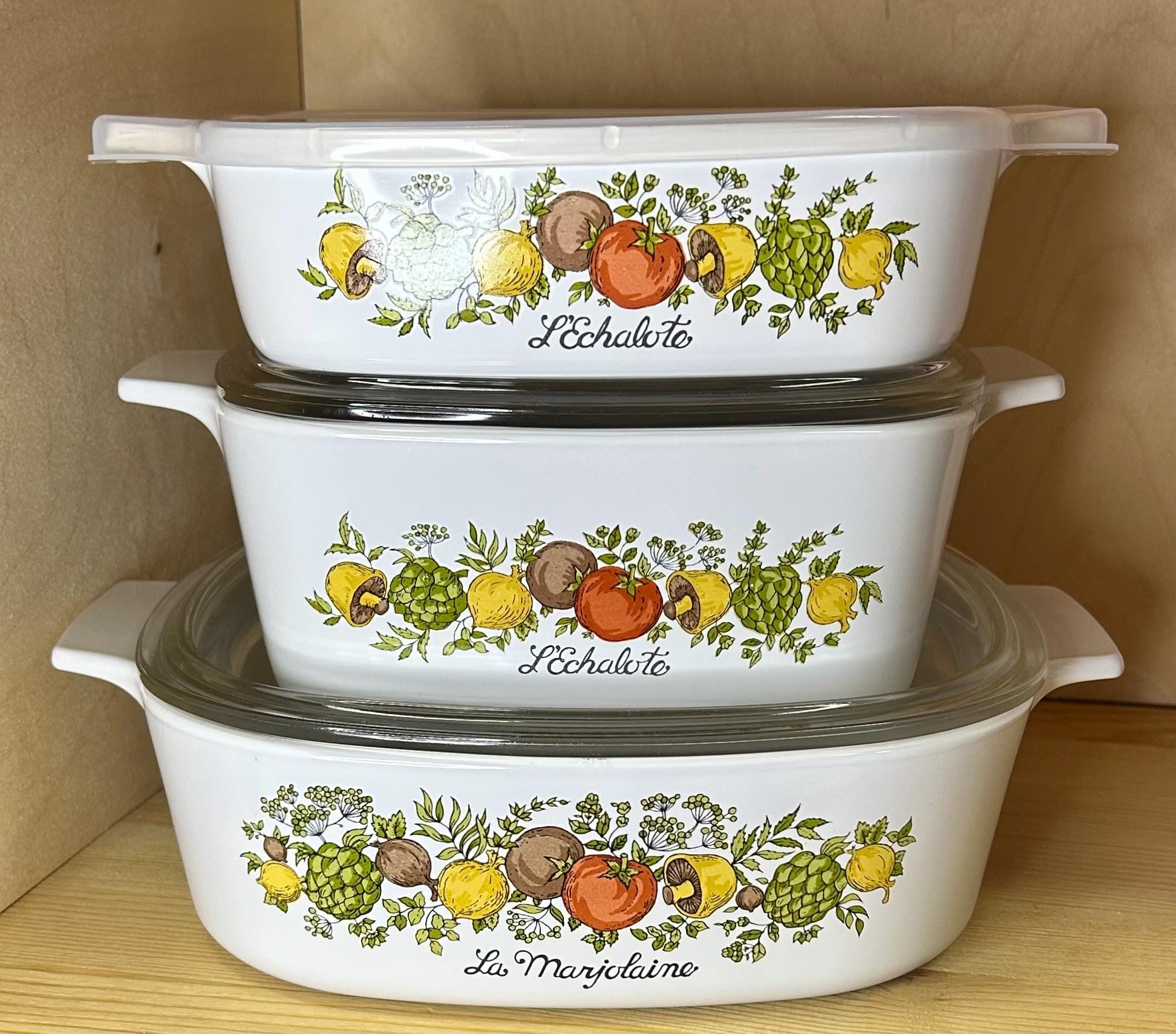Corning Ware Vintage Spice of Life Set