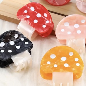 Mushroom Hair Claw Clip