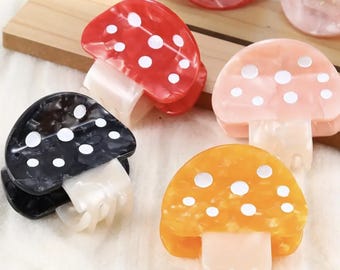 Mushroom Hair Claw Clip