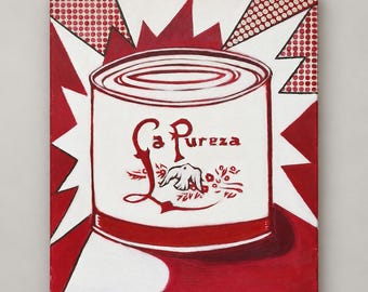 Original Oil Painting "Purity" | Pop Art Canvas Painting | Modern Contemporary Art | Original Oil Painting Canvas