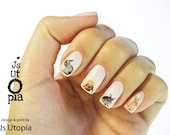 Rabbit Water Transfer Nail Sticker