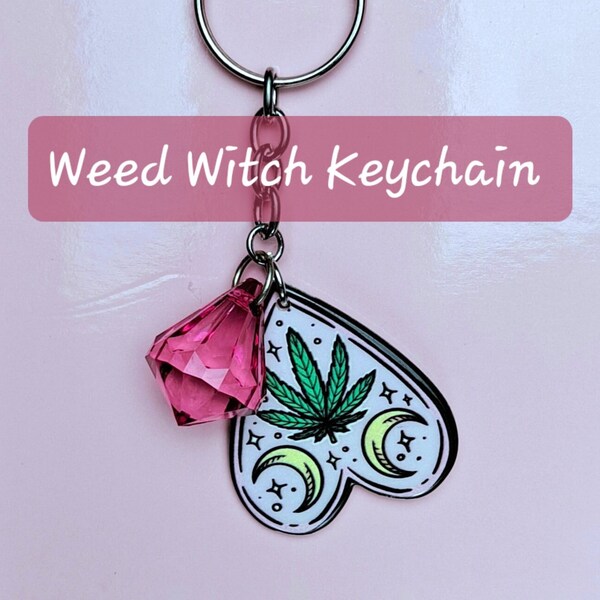 Weed Witch Keychains