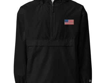 Embroidered Champion Packable Jacket