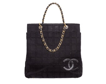 Chanel GHW Classic Small Double Flap Shoulder Bag in Black | Lord & Taylor