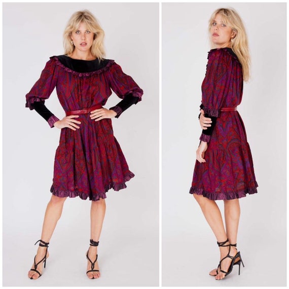 Yves SAINT LAURENT dress - Russian collection late