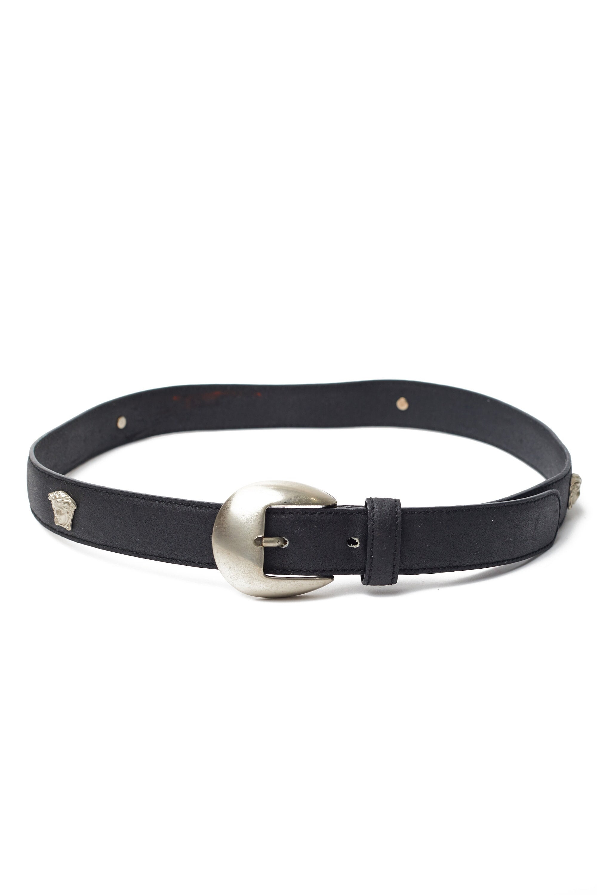 GIANNI VERSACE SKINNY MEDUSA BUCKLE BELT (SIZE 65/26) - CRTBLNCHSHP