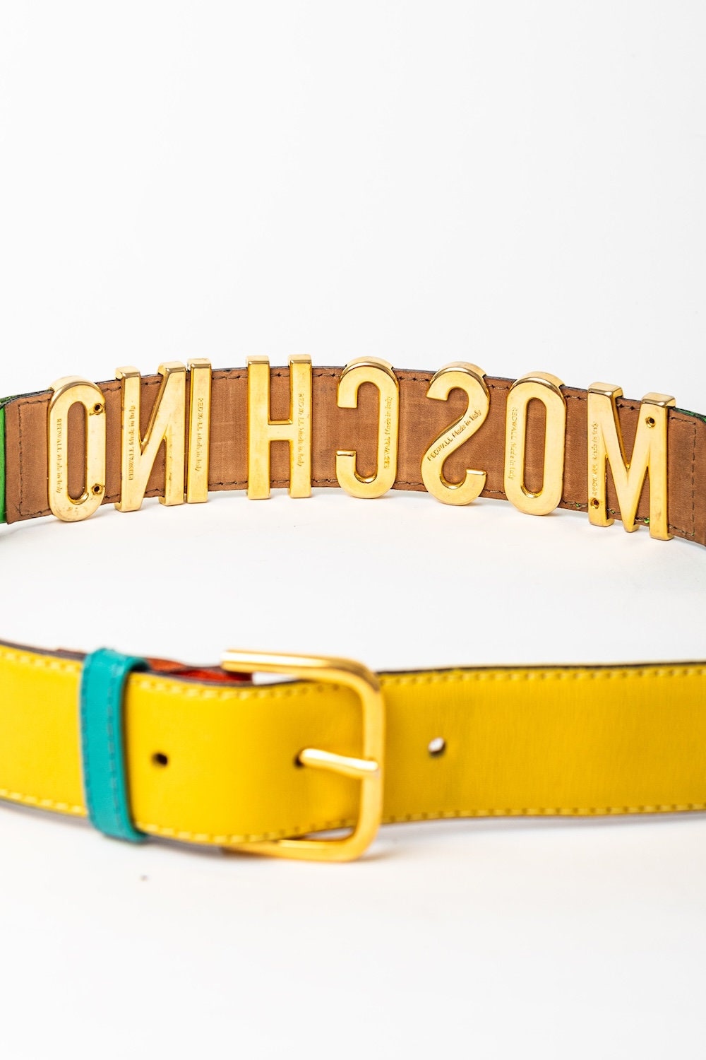 Belt Orders Moschino Belt Multicolor Vintage 90 display picture 3