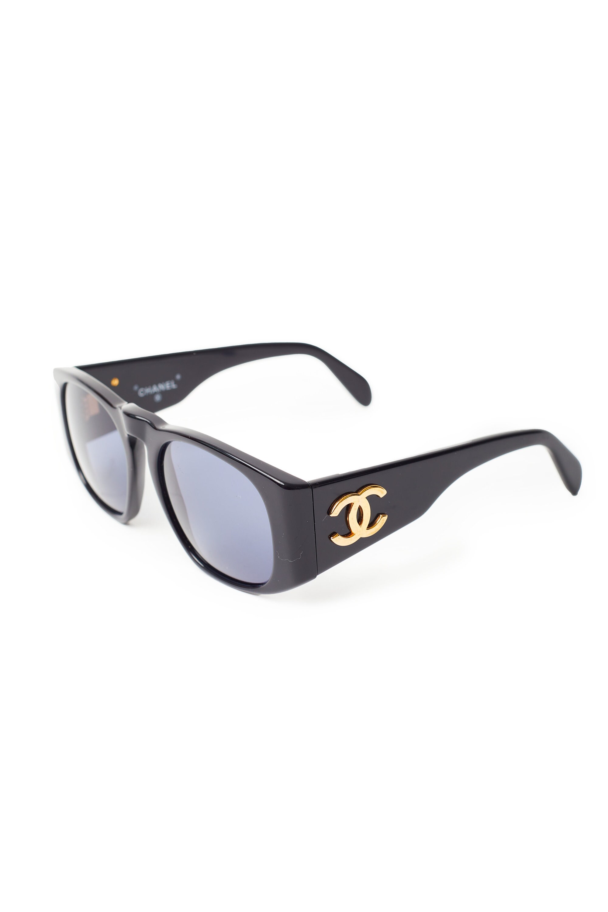 CHANEL Metal Cat Eye Sunglasses 4255 Gold 715797