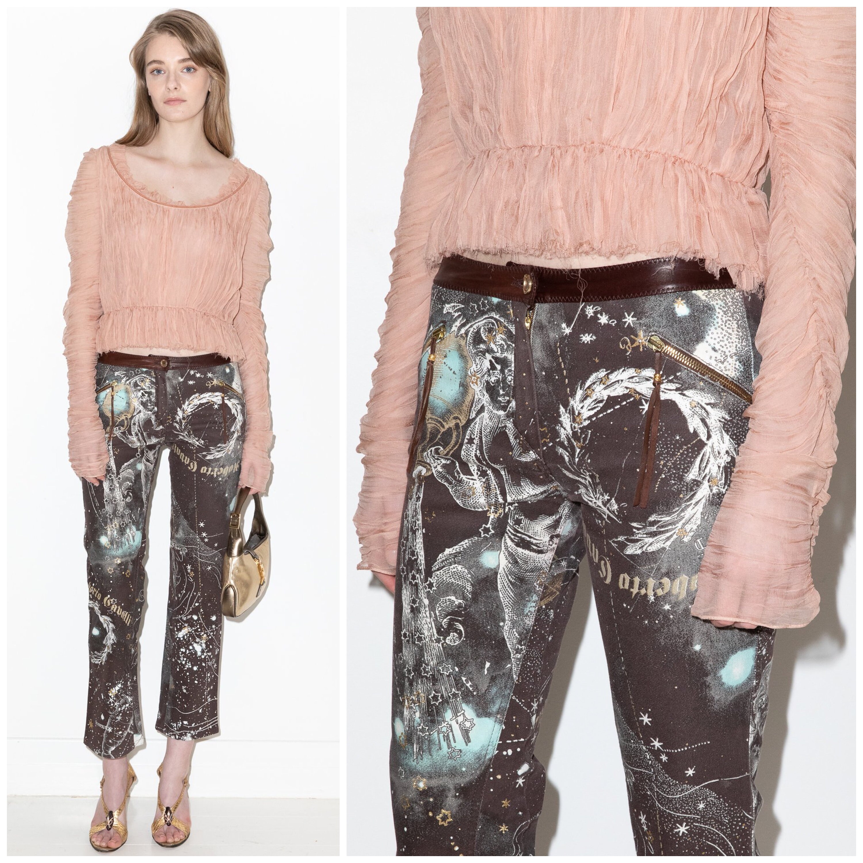 Vintage ROBERTO CAVALLI Astrology Print 
