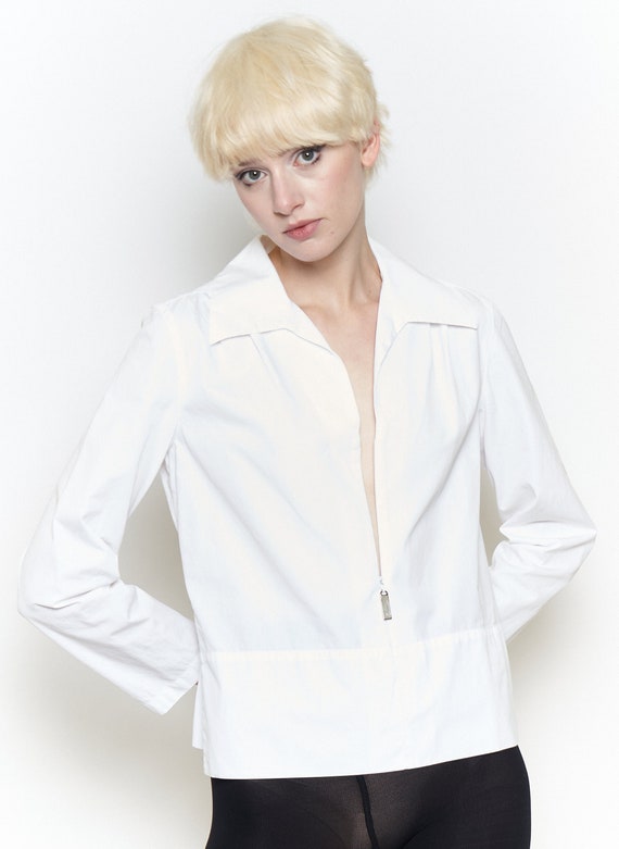 Vintage CHANEL Y2K Tailored Shirt 