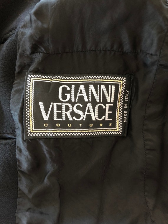 Vintage 90's GIANNI VERSACE Couture Bondage Jacket / - Etsy Canada