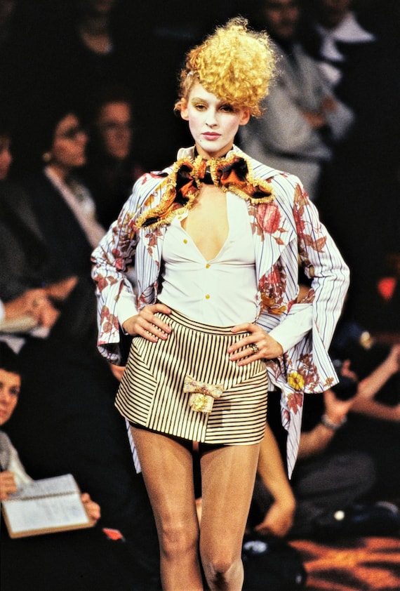 vintage 90's VIVIENNE WESTWOOD skirt / SS 1994 Ca… - image 8