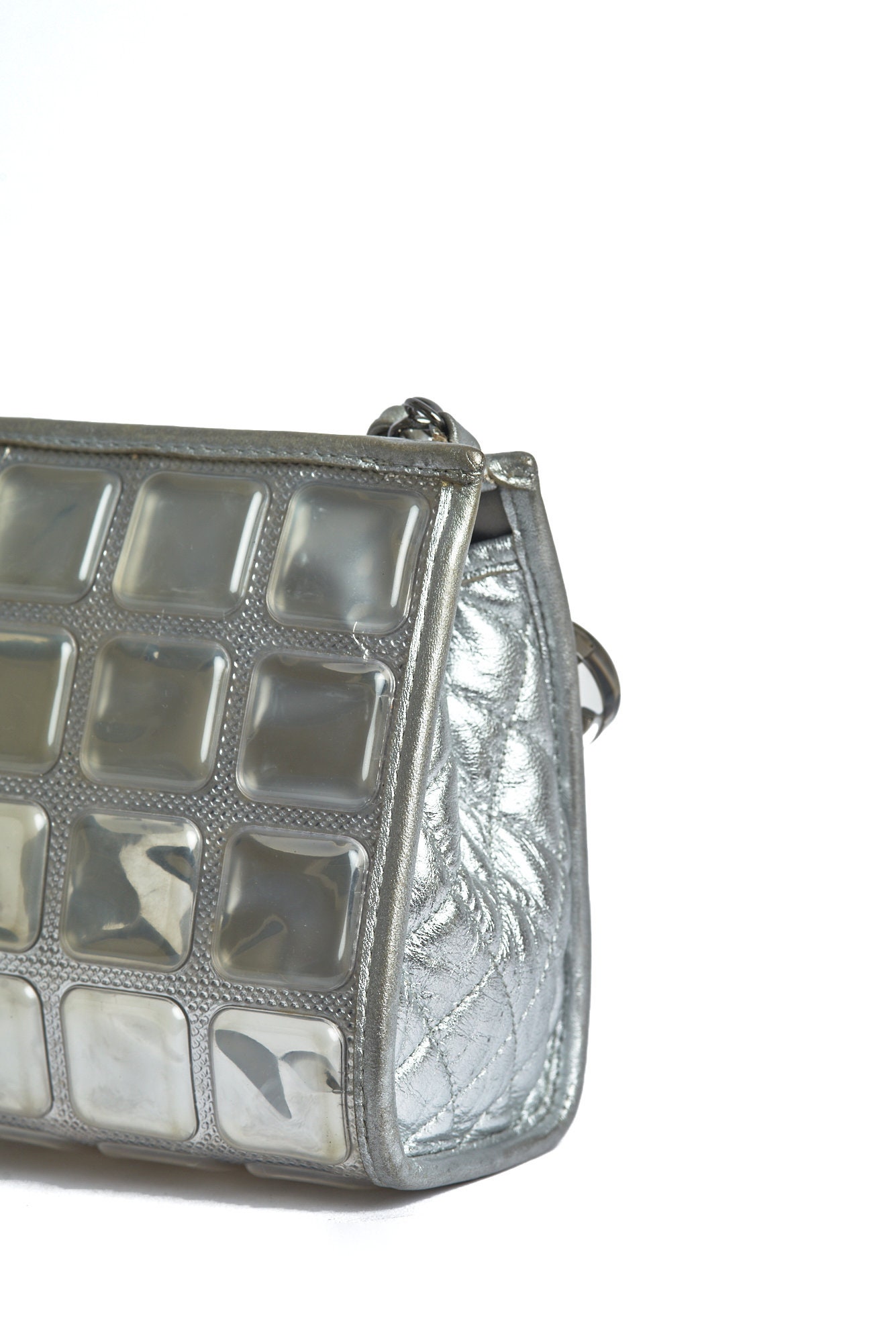 Borsa a cubo di ghiaccio trapuntata CHANEL vintage / pelle | Etsy Italia