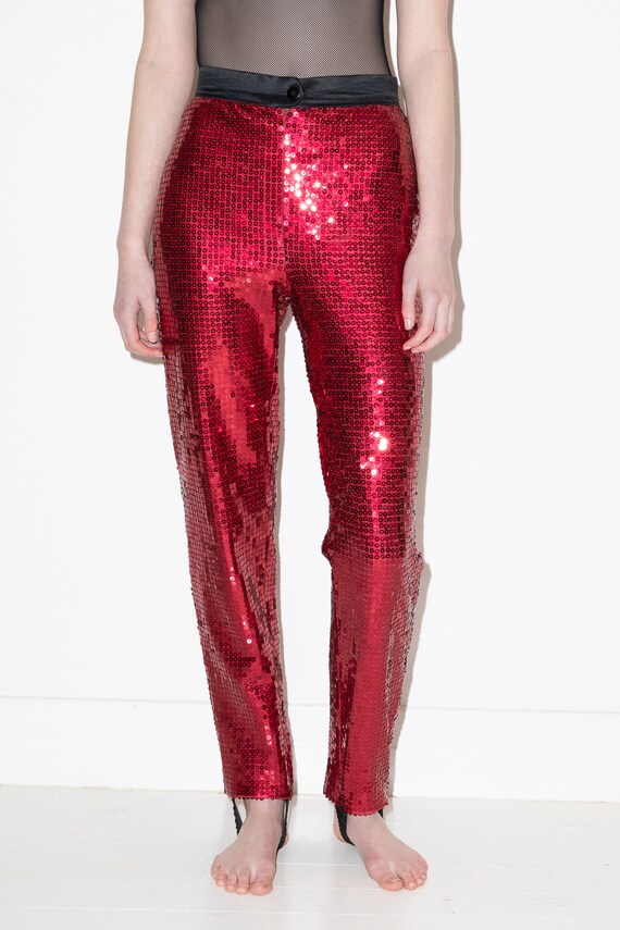 ESCADA Sequin Stirrup Pants 