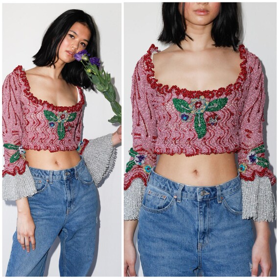 Designer vintage 90s VIVIENNE WESTWOOD top metalli