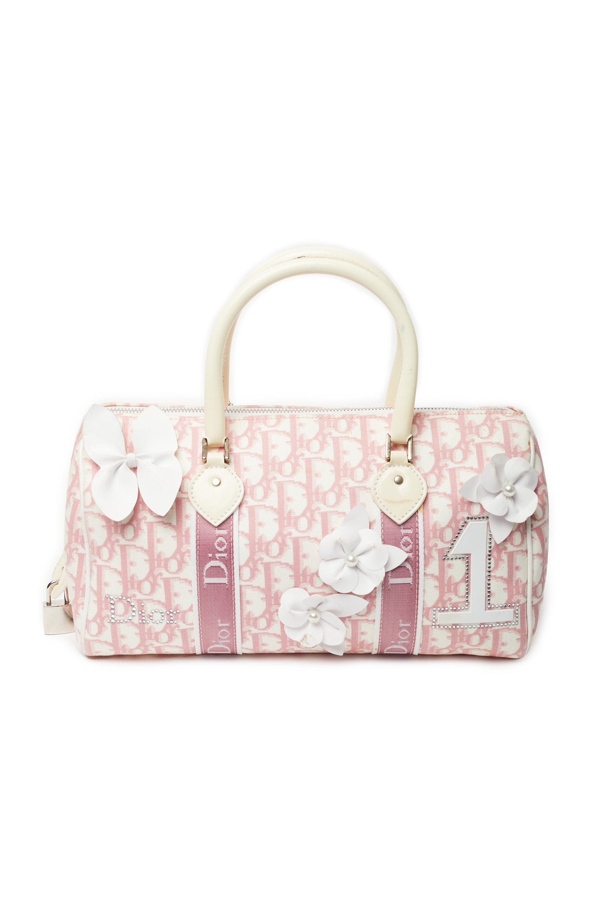 Dior, Bags, This Is An Authentic Christian Dior Monogram Girly Boston In  Pink