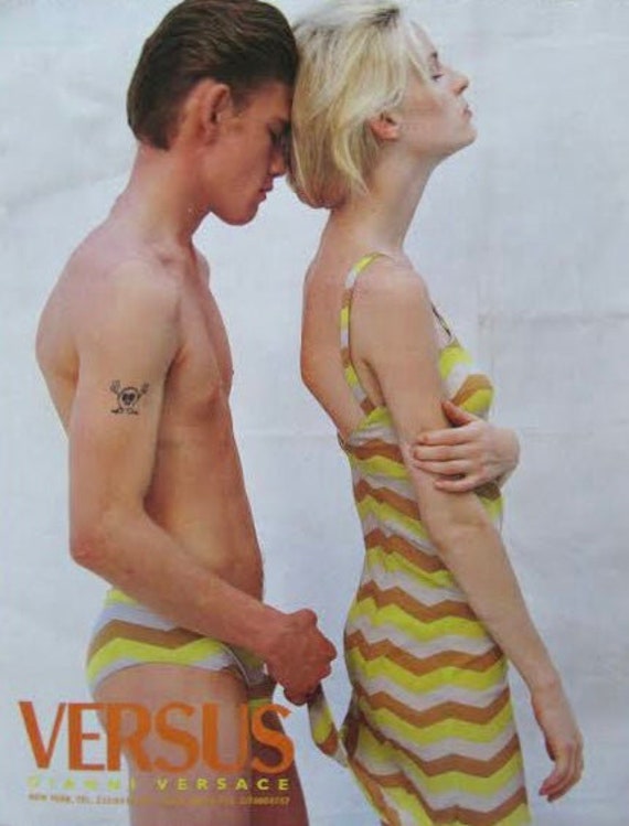 vintage 90's VERSACE Versus mini dress / SS 1997 … - image 8