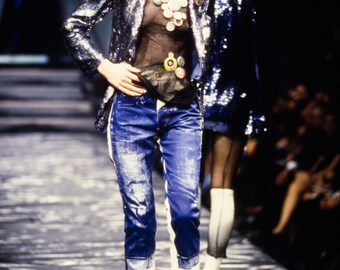 Vintage 90's JPG Jean Paul GAULTIER Jeans / SS 1997 Runway 