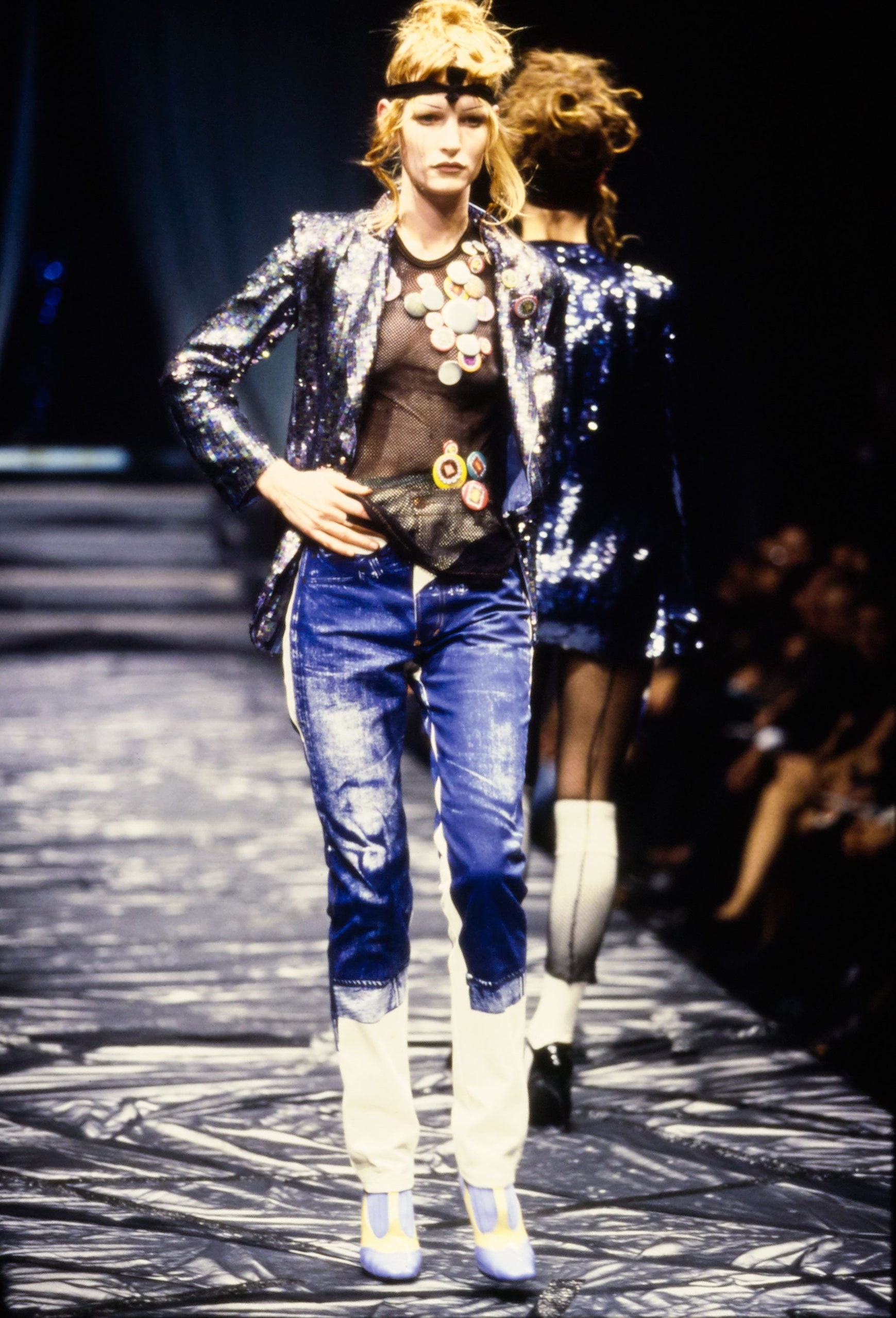 Vintage 90's JPG Jean Paul GAULTIER Jeans / SS 1997 Runway 