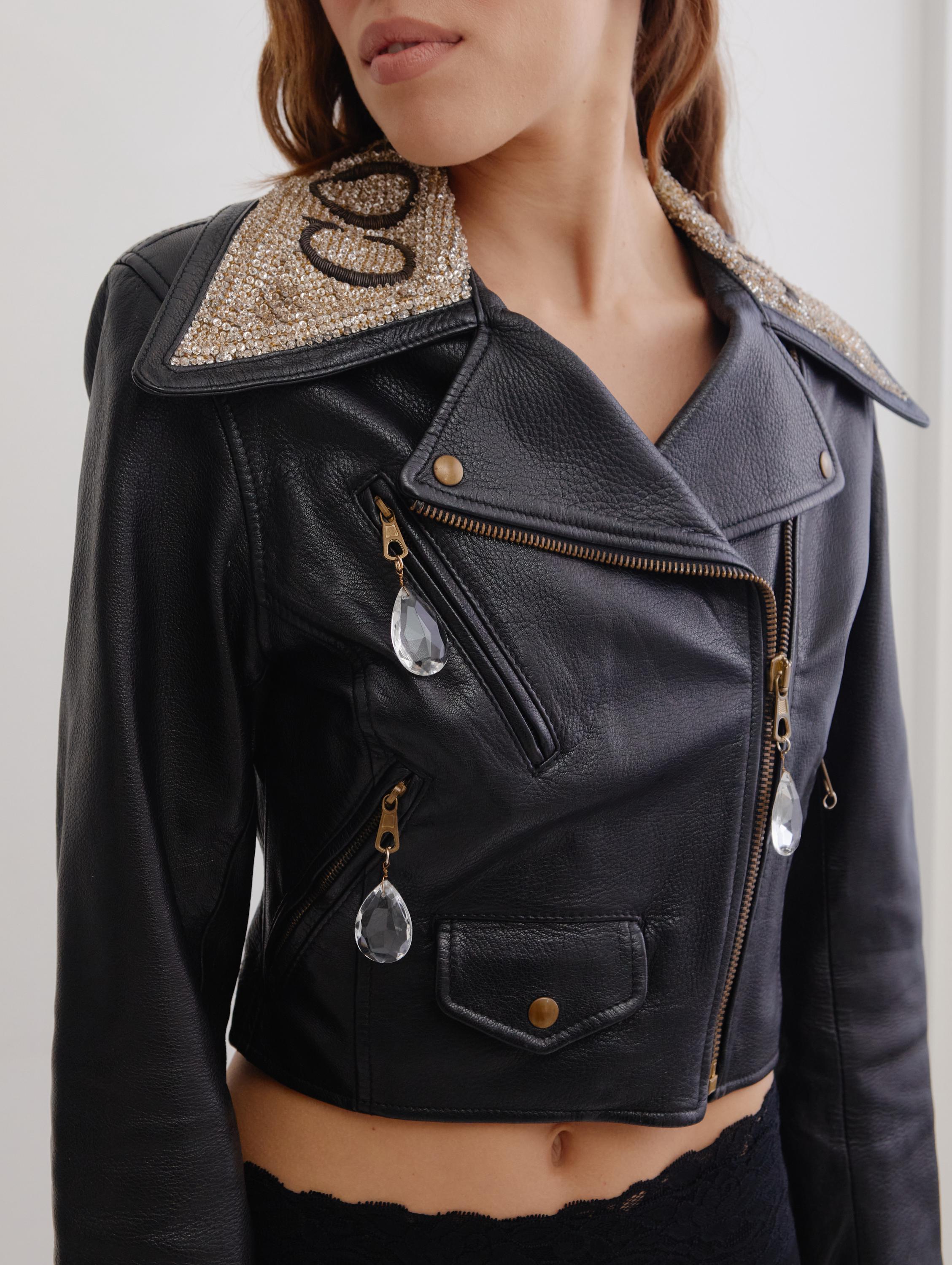 MOSCHINO CHEAP AND CHICシープレザージャケット MOSCHINO CHEAP AND CHICシープレザージャケット
