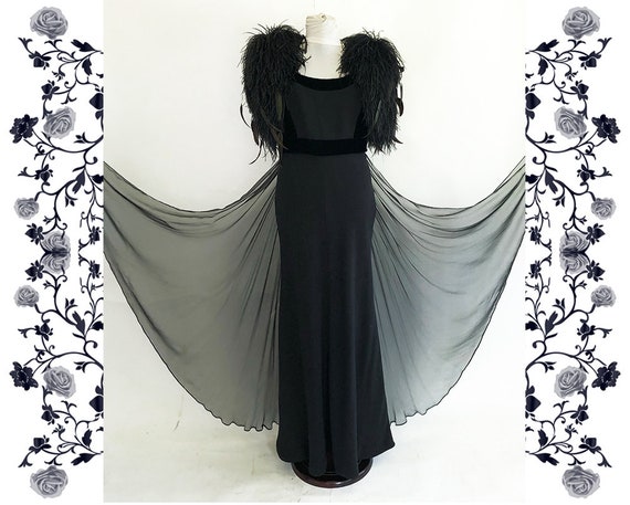 Haute Couture "Odicini Couture" Vintage Dress